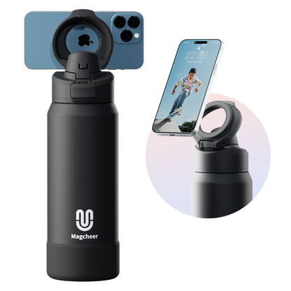 Magcheer magnetic water bottle - black 32oz main