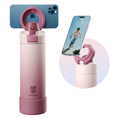 Magcheer magnetic water bottle - blush pink 24oz main