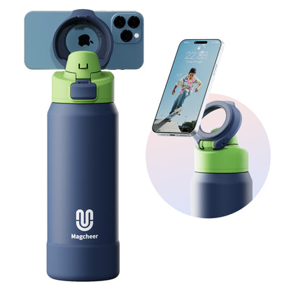 Magcheer magnetic water bottle - navy blue 32oz main