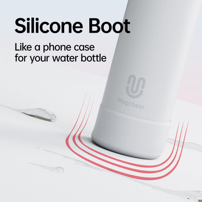 Magcheer common gallery magnetic water bottle - white 32oz detail