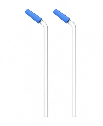 Magcheer margarita tumbler straws with silicone tips in Blue