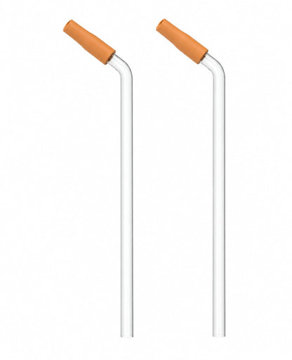 Magcheer margarita tumbler straws with silicone tips in Orange