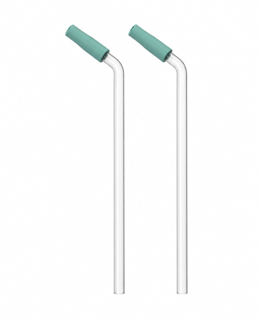 Magcheer margarita tumbler straws with silicone tips in Mintgreen