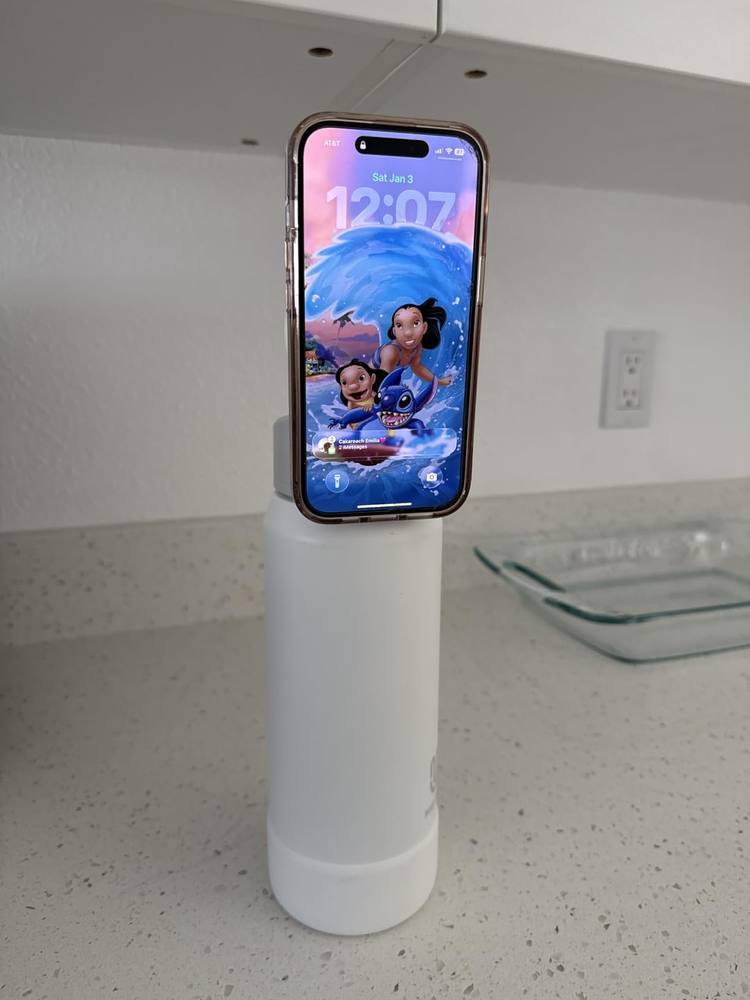 Phone-holder bottle